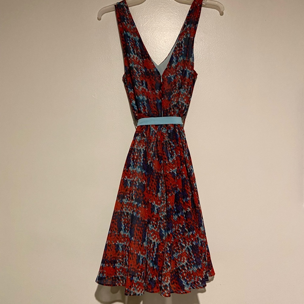 Evening dress Barbie style with bow belt.